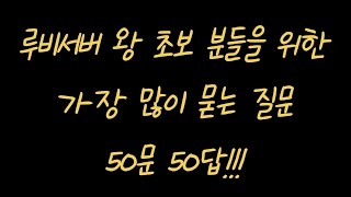 루비서버)석기시대 왕초보를 위한 50문50답