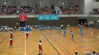 2015年IH ハンドボール 男子 3回戦 駿台甲府（山梨）vs 長崎日大（長崎）前半