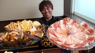 焼肉屋のしゃぶしゃぶが絶品すぎる！北谷町の焼肉屋さんが本気を出してきた件！【沖縄観光/北谷】【あぐーしゃぶしゃぶ北谷龍】