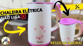 Adaptação para ressuscitar esse modelo novo de chaleira elétrica que ia para o lixo. Siga a dica