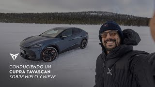 CUPRA | Lucas di Grassi y un CUPRA Tavascan sobre el hielo de Laponia.