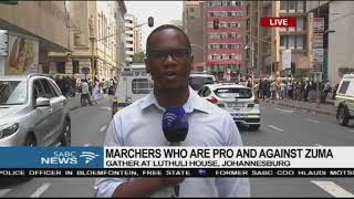 Latest on Luthuli House marches - Aldrin Sampear