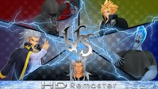 [KH2FM] XEMNAS vs SETZER vs CLOUD vs DARK RIKU vs HADES (HD REMASTER)