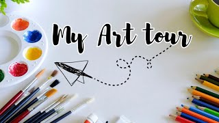 My Art Tour | #arttour #youtuber #art #artist