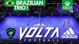 FIFA 21 VOLTA GAMEPLAY | The BRAZILIAN TRIO ft. Ronaldinho, Pele, Roberto Carlos