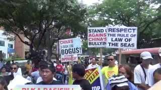 Filipinos, Vietnamese protest China's bullying in disputed waters