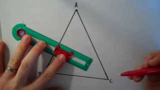 Constructing the Midsegment of a Triangle