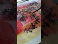 Beauty of sunset 💞#artist #printing #acrylic #shorts #youtubeshorts #viral #sunset #song