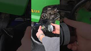 How a Pro Changes Mower Engine Oil