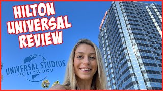 Hilton Universal City Hotel Los Angeles Resort & Room Tour - Closest to Universa