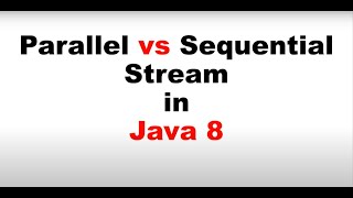 Interview Questions || Java 8 || Sequential || Parallel processing and performance Example|