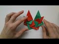 how to make origami christmas mandala origami tutorial