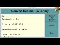 How to Convert Decimal to Binary, Octal, and Hexadecimal with Embedded Text to Speech in Python