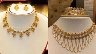 Latest light weight Dubai gold necklace designs 2023 /Dubai new collection for gold necklace/