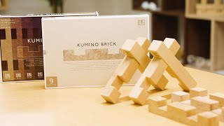 自由に組み合わせられる耐火レンガ　レンガの常識を覆す「KUMINO BRICK」