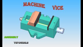 Machine vice Assembly |Solid Edge | in  Kannada | Tutorial-28 | ಸಾಲಿಡ್ ಎಡ್ಜ್ ಕನ್ನಡ-ಸಂಚಿಕೆ-28