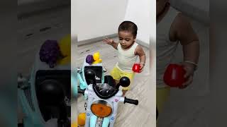 Prashiv trying to carry fruits . #trending #viral #funny #prashivtomar #ytshorts #cute #baby