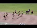 112年新北市全國青年盃田徑公開賽　公開女子　100公尺 100 meters　決賽