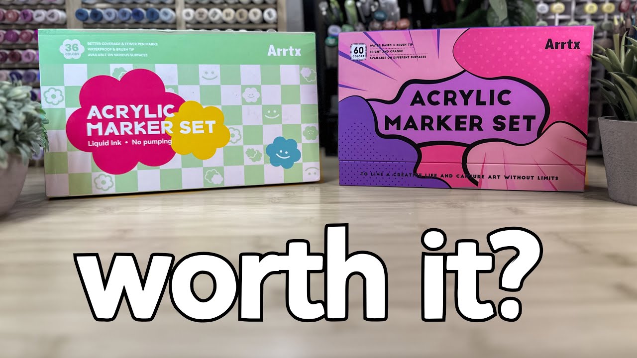 Arrtx Acrylic Markers Youtube