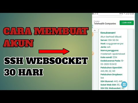 Cara Membuat Akun Ssh Websocket 30 Hari Mudah Youtube