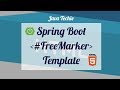 Spring Boot - Using FreeMarker Template Engine | Java Techie