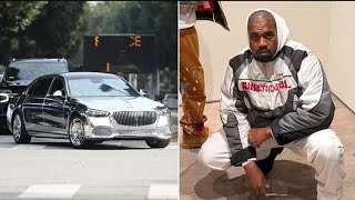 Kanye West's Chrome Maybach Causes LA Traffic Jam!