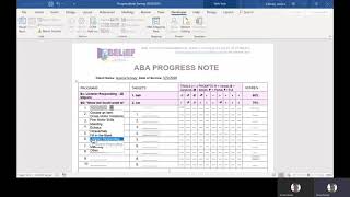Digital Progress Note Training