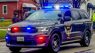 Highway Patrol Pursuit: Columbus Officers Chase Semi that Wrecked Police Cruiser!\