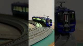 KATO SR1系室内灯つけての走行【鉄道系はなちゃん】