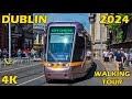 Extra Long Dublin 4K Walking Tour Ireland 2024