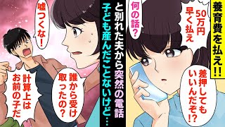 【漫画】「養育費を払え、さもないと差押する！」別れた夫から突然の電話。→私「え？子ども産んだことないんだけど」（マンガ動画）