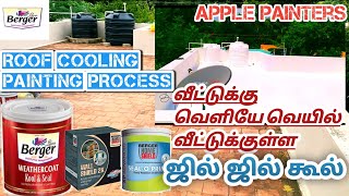 simple method 🏠 house cooling paintingவெயில் காலத்தில் வீட்டினுள் வேட்கையைத் தவிர்க்க ஒரு ஈஸியான வழி