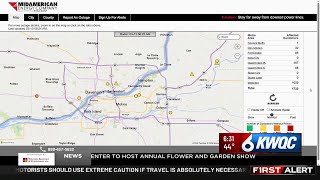 Power outages reported in Illinois, Iowa Quad Cities
