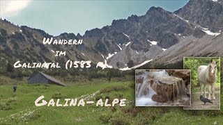 Wandern im Galinatal entlang des Galinabachs zur Galinaalpe