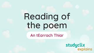 1. An tEarrach Thiar - Reading of the Poem: Leaving Cert Irish Poetry
