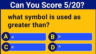 ONLY A GENIUS CAN SCORE 5/20 | how smart are you #Chapter10.