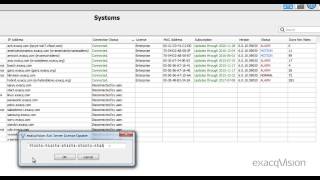 Systems Page, exacqVision