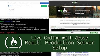 React: Production Server Setup - Live Coding with Jesse
