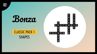 Bonza Word Puzzle | Classic | Pack 1 | Shapes