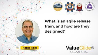 What is an agile release train, and how are they designed?