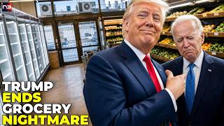 Just In: Trump ENDS Grocery CHAOS: What Biden Rules Almost Did to Your Store Bill