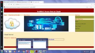 SecRBAC: Secure data in the Clouds ||best ieee 2017 java projects list.