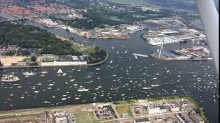 Rondvlucht boven SAIL Amsterdam 2015