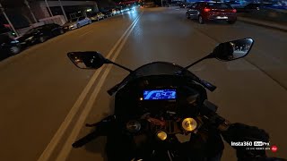 NIGHT RIDE YZF R125 BLACK // YZF_Rider125