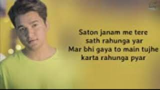 Sun Meri Shehzadi Main Hoon Tera Shehzada  Lyrics  New Version   Rawmats  Tiktok  Saaton Janam