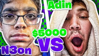 N3on (Ronnie 2k's Son) goes Against Adin in $5000 Wager... EXTREMELY INTENSE!!! (NBA 2K20)