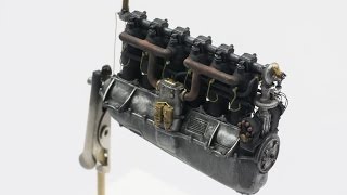 How to build Daimler Mercedes D.III Engine 160 ps - 1:32 WINGNUT WINGS