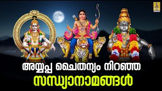 🔴(LIVE) അയ്യപ്പ ചൈതന്യം നിറഞ്ഞ സന്ധ്യാനാമങ്ങൾ | Ayyappa Devotional Songs #ayyappa #ayyappaswamysongs