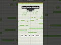 How to make Guitar melody🤫? #shorts#guitar  #music #parv #parvmusic #parvmusicproduction