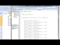 Excel VBA Topic 2.6 - Recording Macros